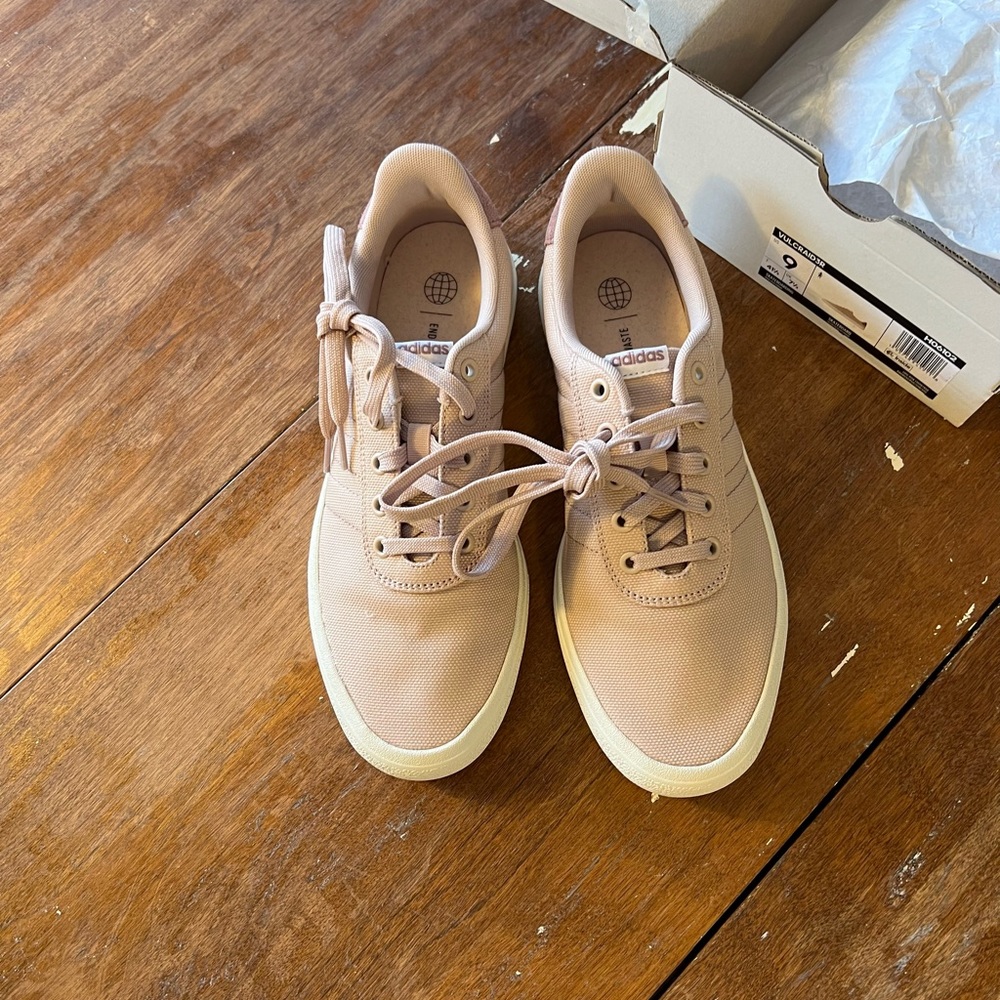 Adidas Skateboard sneakers size 9 soft pink